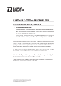programa electoral generales 2016