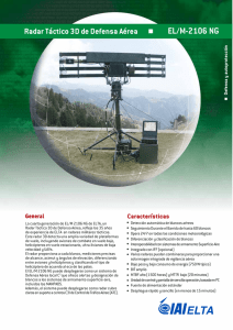 Radar Táctico 3D de Defensa Aérea EL/M