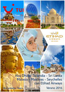 Abu Dhabi - India - Sri Lanka - Malasia Tailandia