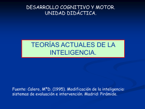 Presentación sobre el concepto de inteligencia