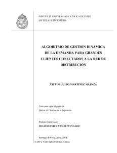 algoritmo de gestión dinámica de la demanda para grandes clientes