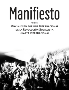 Manifiesto MIRSCI - Fracción Trotskista Cuarta Internacional