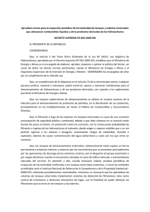 Decreto Supremo Nº 064-2009-EM