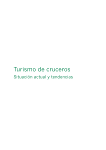 Turismo de cruceros. Situación actual y tendencias