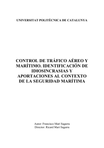 CONTROL DE TRÁFICO AÉREO Y MARÍTIMO