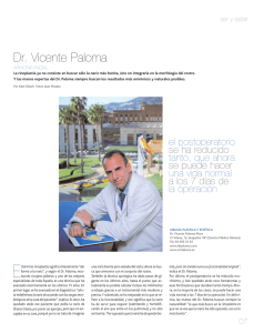 Dr. Vicente Paloma. Armonía facial Barcelona Divina, Ser y estar