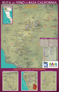 Mapa ruta del vino - Descubre Baja California