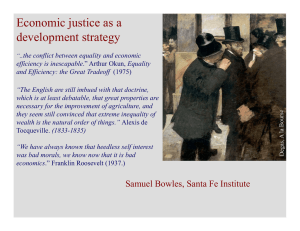 Economic justice as a development strategy p gy