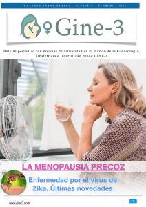 LA MENOPAUSIA PRECOZ - GINE-3