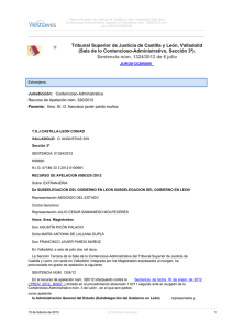 Sentencia N. 1324/12 de 06/07/12, del TSJ de Castilla León