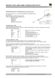 CL004 Comunicación ModBus Sensor CL 420MB