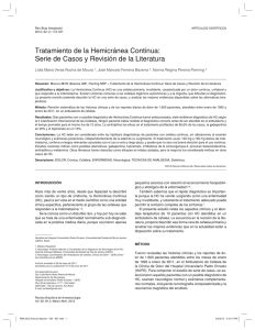 Tratamiento de la Hemicránea Continua: Serie de Casos y