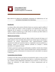 REGLAMENTO DE P - Escuela de Ingeniería Civil Industrial