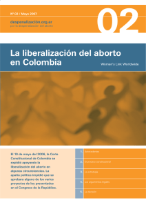 La liberalización del aborto en Colombia