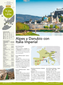 Alpes y Danubio con Italia Imperial