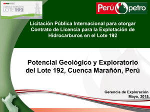 Geological and Exploratory Potencial of the Block 192