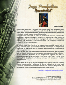 Roberto Aymes - Jazz Production Specialist