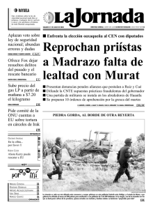 Reprochan priístas a Madrazo falta de lealtad con Murat