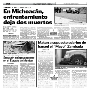 en Michoacán, enfrentamiento
