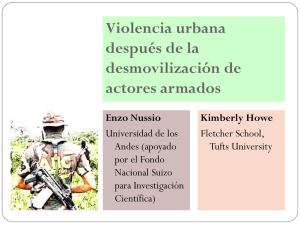 `I have to defend myself` - Universidad de los Andes