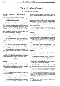 1. Comunidad Autónoma - Boletín Oficial de la Región de Murcia