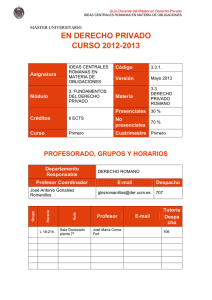 Guía docente master privado - Universidad Complutense de Madrid