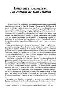 pdf Literatura e ideología en "Los cuernos de don Friolera"