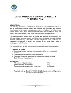 latin america: a mirror of reality through film