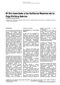 El Oro Asociado a los Sulfuros Masivos de la Faja Pirítica Ibérica