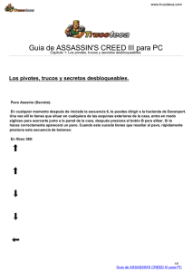 Guia de ASSASSIN`S CREED III para PC