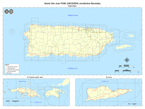 Sector San Juan FOSC (USCG/EPA) Jurisdiction Boundary