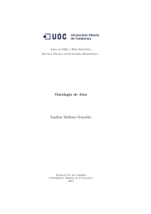 Ontología de ALUS - Universitat Oberta de Catalunya