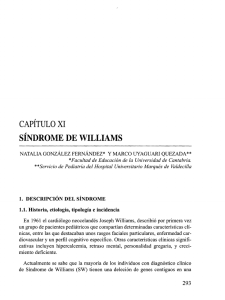 Síndrome de William.