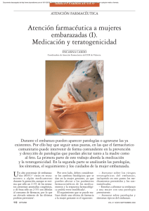 Atención farmacéutica a mujeres embarazadas (I