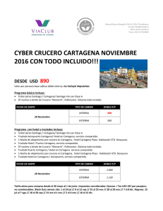 cyber crucero cartagena noviembre 2016 con todo incluido!!!