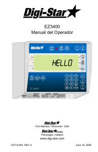 EZ 3400 Manual - (Spanish - Mexico) - D3714 - Digi-Star
