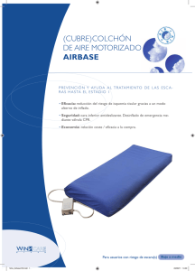 (cubre)colchón de aire motorizado airbase