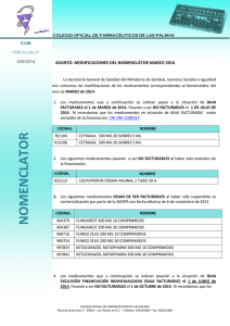 + información - Colegio Oficial de Farmacéuticos de Las Palmas