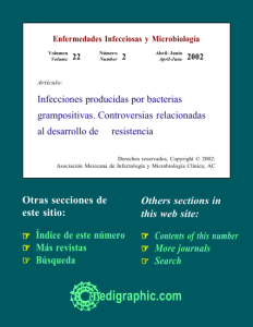 Infecciones producidas por bacterias