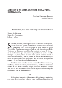 Alfonso X el Sabio, creador de la prosa castellana (Discurso de