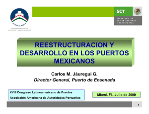 reestructuracion y desarrollo en los puertos mexicanos