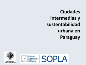Ciudades intermedias y sustentabilidad urbana en Paraguay
