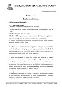 CAPÍTULO II Fundamentación teórica 2.1 Fundamentación genérica