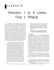 Oráculos 1 al 4 contra Gog y Magog