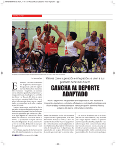 cancha al deporte adaptado