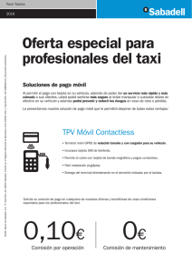 Oferta especial para profesionales del taxi 0