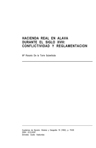 Hacienda Real en Alava durante el siglo XVIII : conflictividad y