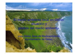 El medio ambiente local en Getxo: situación y