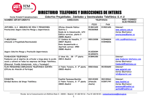 directorio telefonos y direcciones de interes