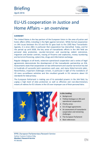 EU-US cooperation in Justice and Home Affairs – an overview